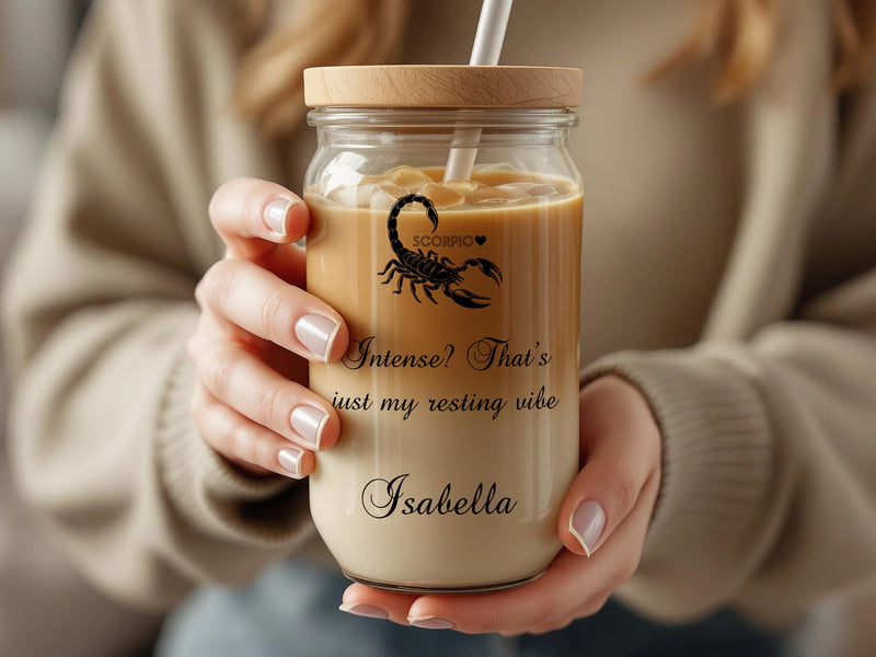 Personalized Tumbler, Coffee glass