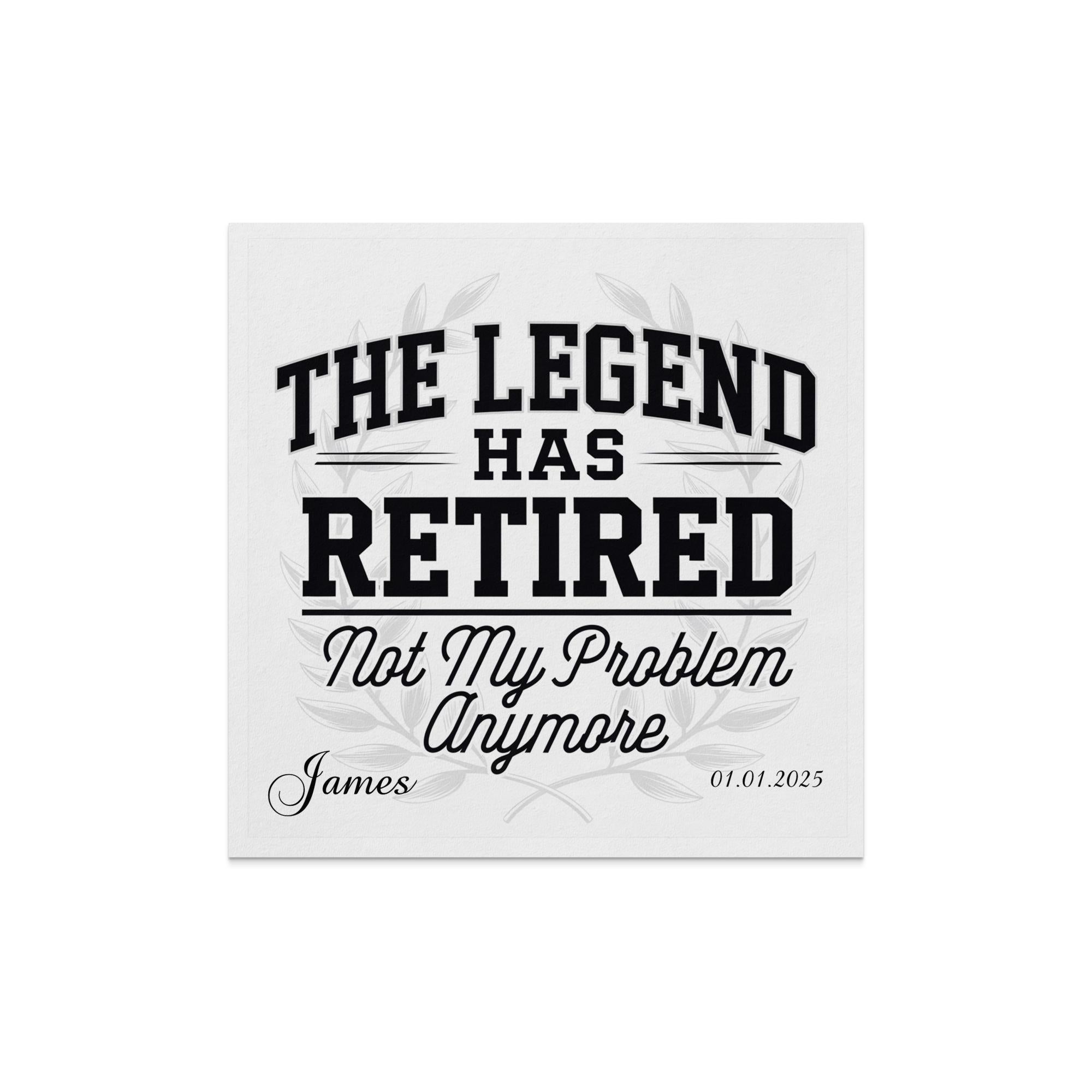 The Legend Has Retired, Not My Problem Anymore, James 01.01.2025.