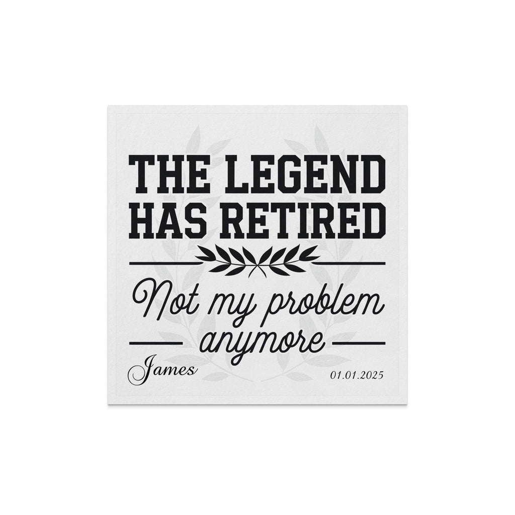 "The Legend Has Retired. Not my problem anymore. James. 01.01.2025."