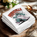 Bridezilla in the wild graphic on a stack of white napkins.
