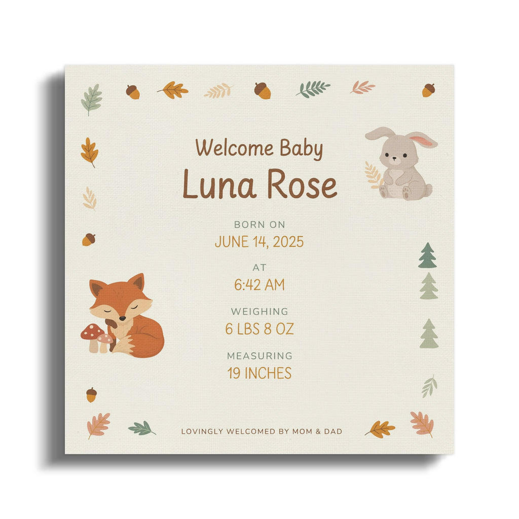 Welcome Baby Luna Rose birth details: born June 14, 2025, weighing 6 lbs 8 oz, measuring 19 inches.