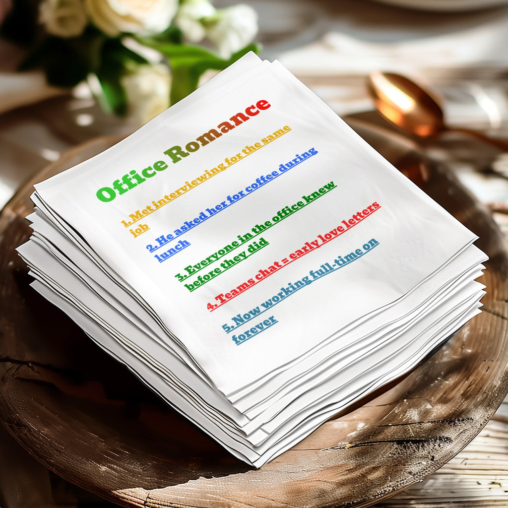 Office Romance list about a couple's journey from job interview to marriage.