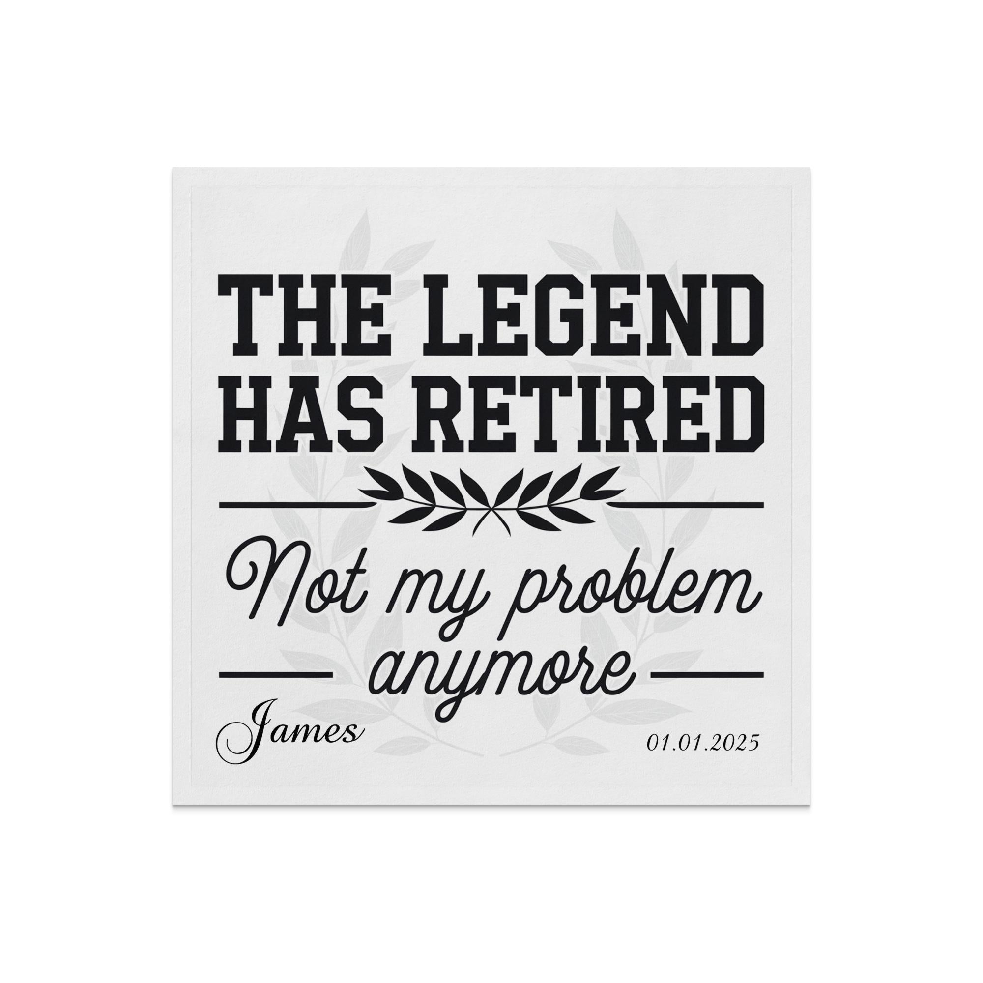 The Legend Has Retired, Not my problem anymore, James, 01.01.2025